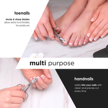 Load image into Gallery viewer, Nagelschere abgerundet inkl. Etui