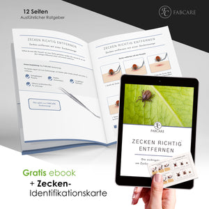 FABCARE 2 in 1 Zeckenzange inkl. Etui