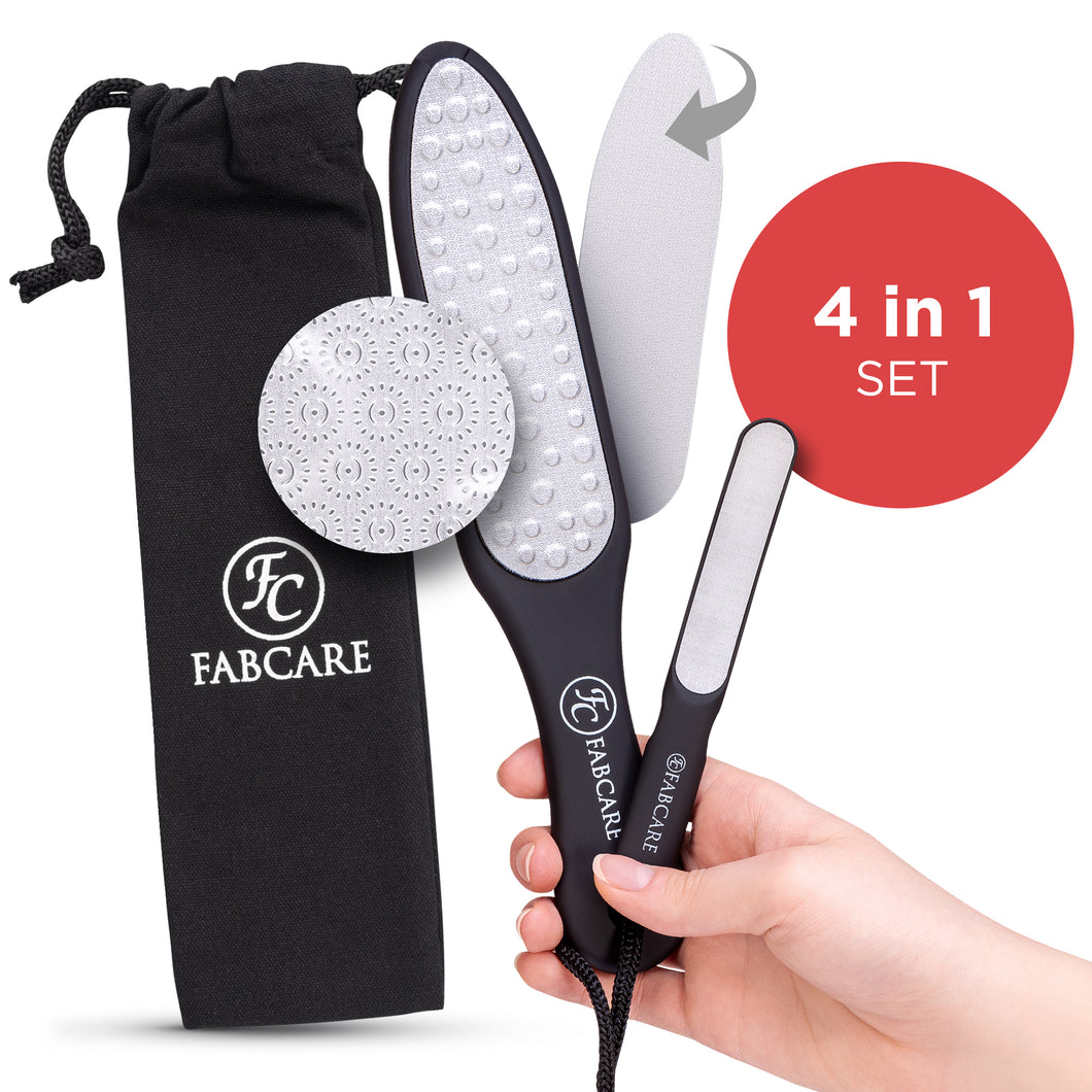 Hornhautraspel Fußfeilen-Set (5-teilig)