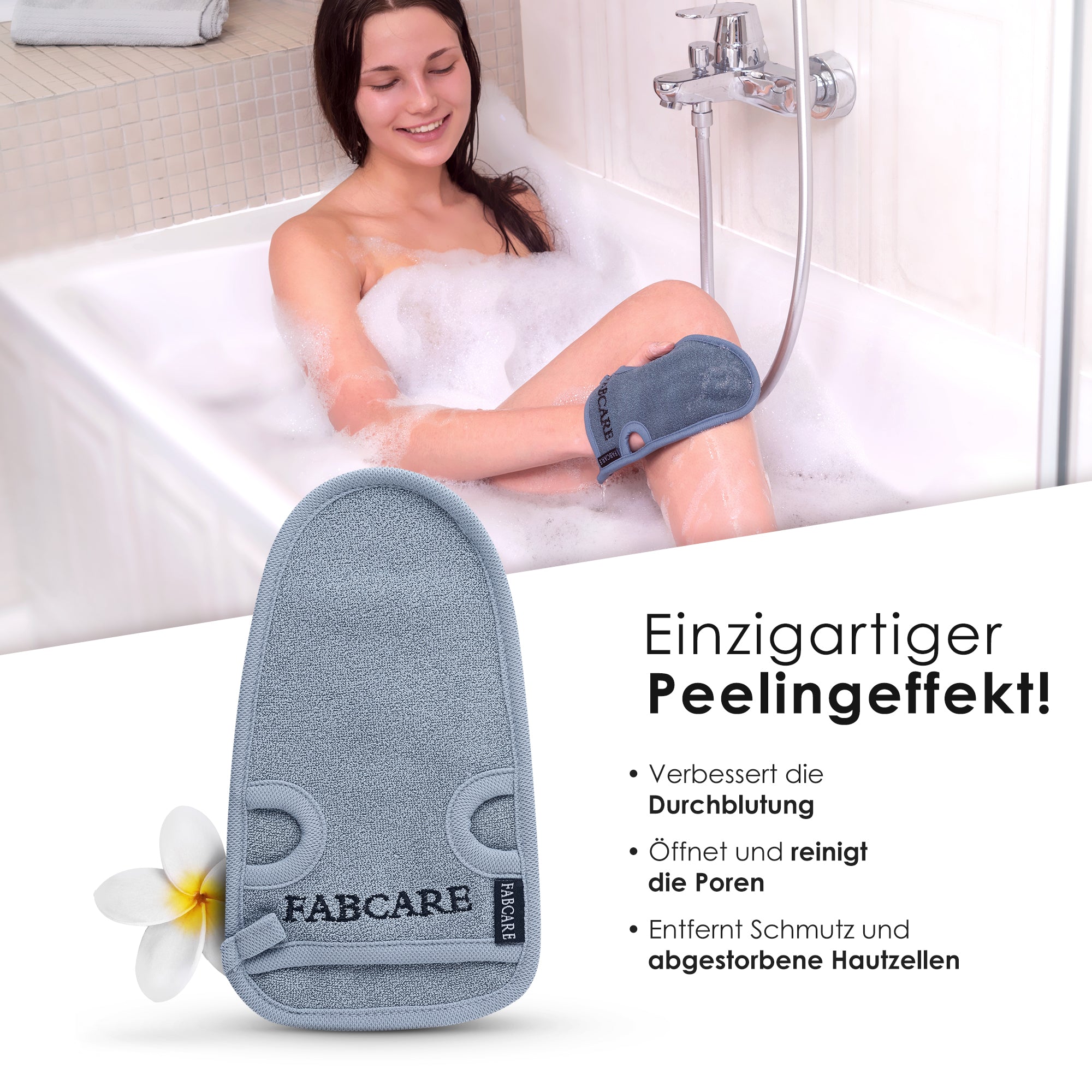 dm peeling handschuhe Peelinghandschuhe (2 Stück) aus Bambusfaser