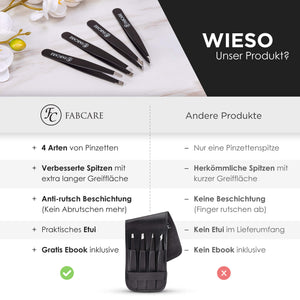 Augenbrauen Pinzetten Set (5-teilig)